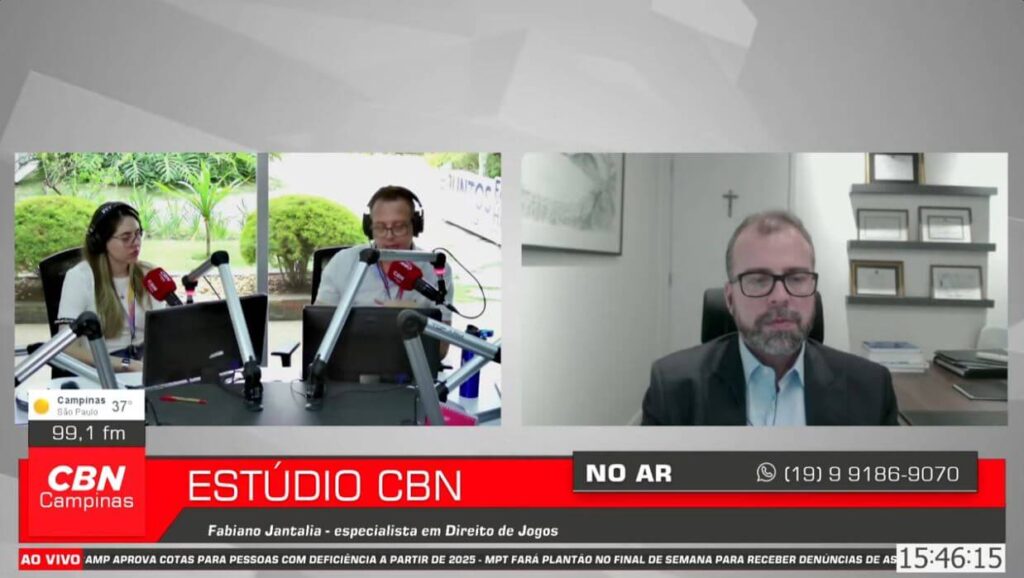 Foto Bets ilegais I Estúdio CBN